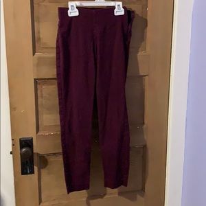 Old Navy plum ankle pants